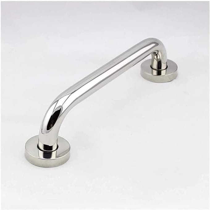 Veiligheidsbeugel Badkamer - Grijper Douche - Extra Stevigheid - Gebogen Lijn Design - 50 cm - Zilver