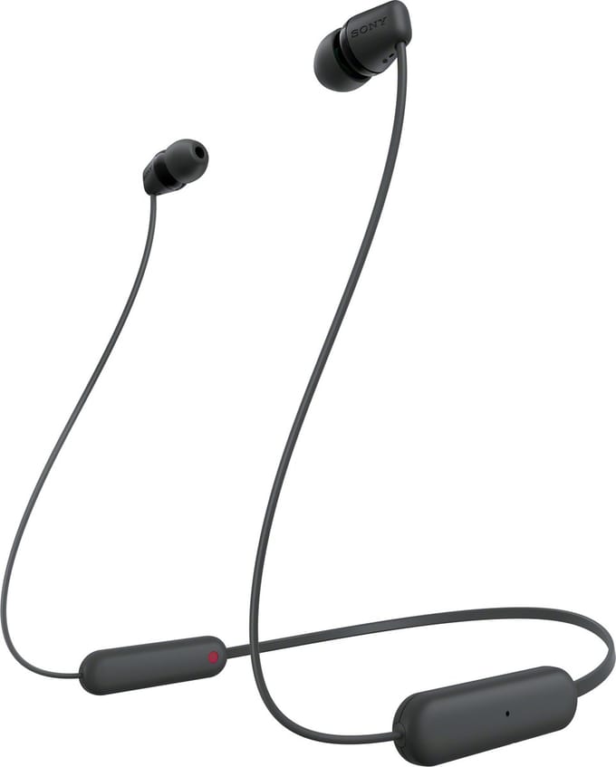 Sony WI-C100 - Draadloze oordopjes - Zwart