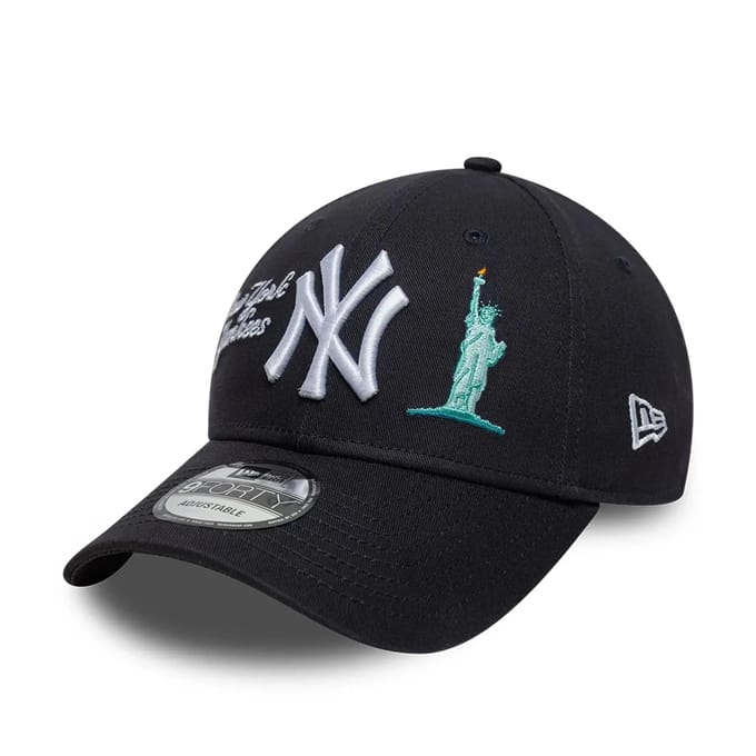 New Era 9fortyâ® New York Yankees City Icon Cap 60856324 - Kleur Blauw - Maat 1SIZE