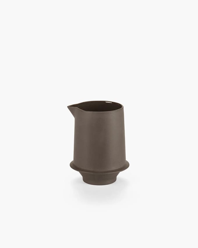 Serax Kelly Wearstler Dune melkkan 8x7.6cm H9.9cm Slate (per stuk)