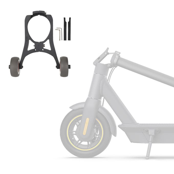 Elektrische Scooter Hulpwielen Beugels Arbeidsbesparende Handstand Houder Compatibel met Max G30 Compatible with Max G30 zwart