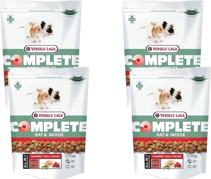 Versele-Laga Complete Rat & Mouse - Rattenvoer - 4 x 500 g