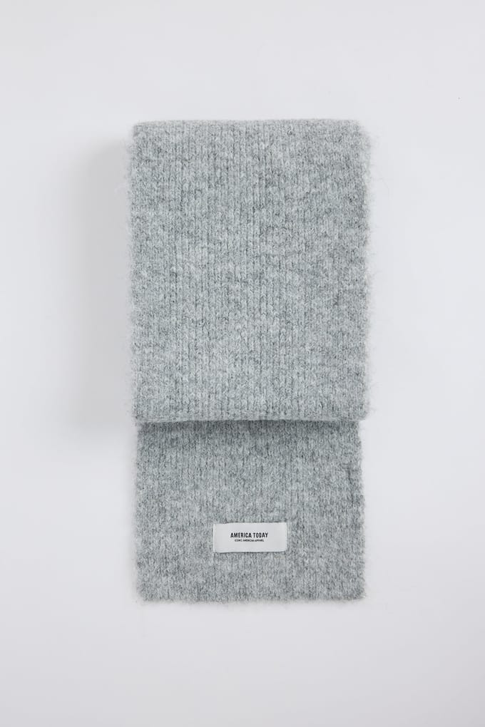 America Today Ollie Mid Grey Melange Maat: OS | Sjaals Outlet | Dames | Grijs