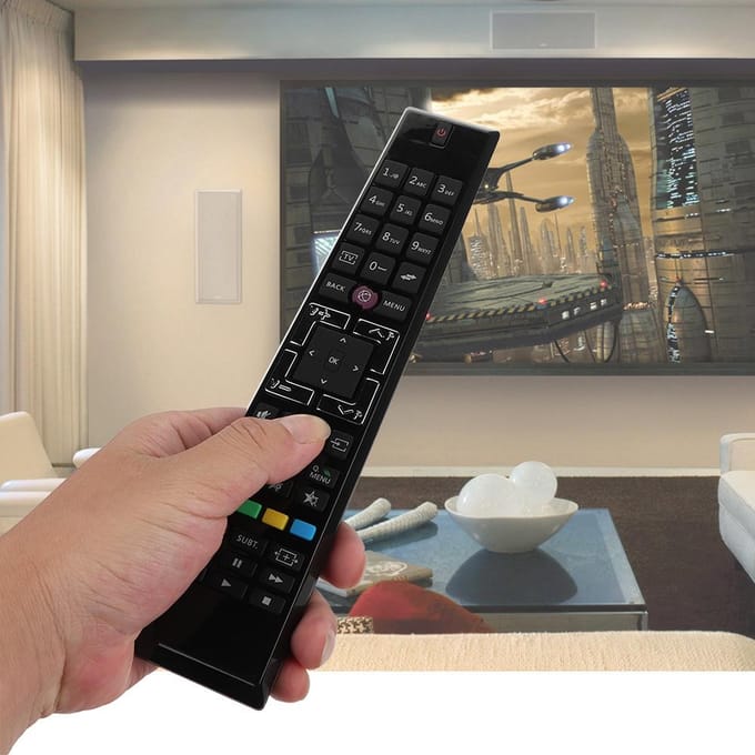 Télécommande de remplacement pour téléviseur Telefunken Edenwood black
