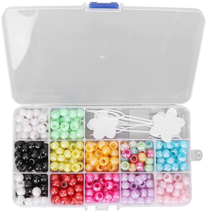 Dailygoods- Haarvlechten 365 Stuks - Kleurige Haar Kralen