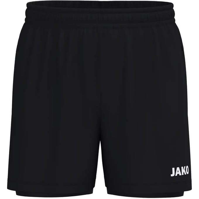 Jako One 2-In-1 Short Heren - Zwart | Maat: XL