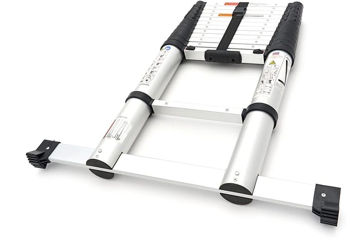 Professionele Telescoopladder – Aluminium – Max. uitschuiflengte 3.20 m