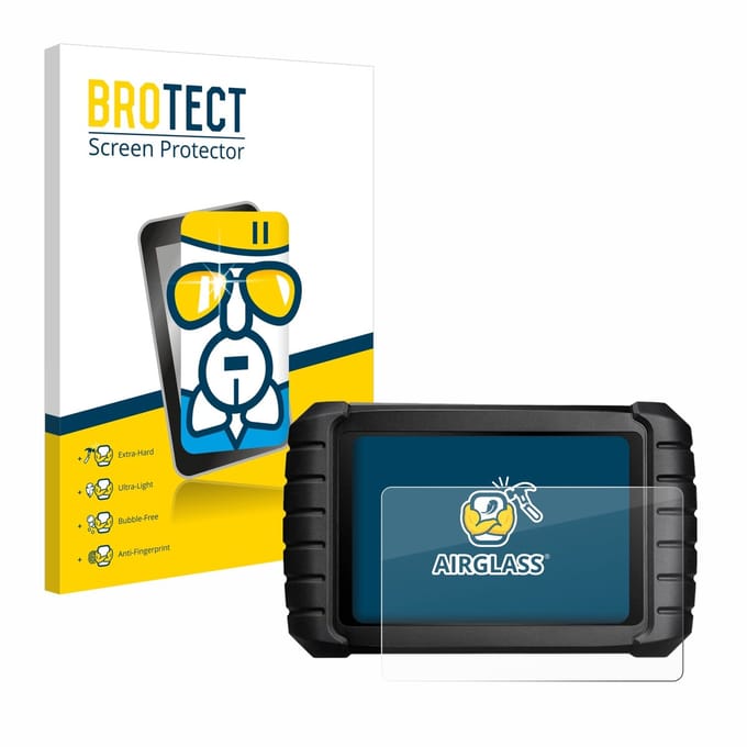 Screenprotector voor iCarsoft CR Max Beschermglas transparant