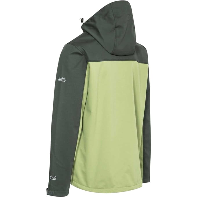 Trespass Heren Palin Softshell-jas met kleurblokken (Olijf)