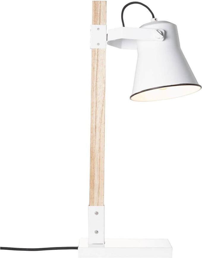 Brilliant PLOW - Tafellamp - Bruin;Wit