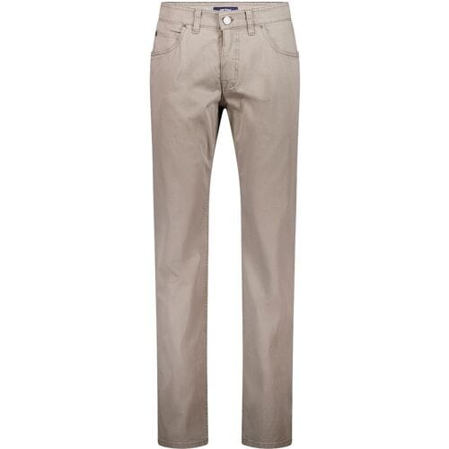 Gardeur Broek Bill Everyday Essential Fine Pattern Soft Touch Comfort Stretch Taupe / male