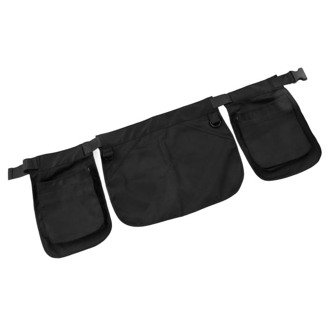 Taille Schort Tas Multi Zak Taille Riem Tas Modieuze Rits Sluiting Gereedschap Taille Pouch voor black