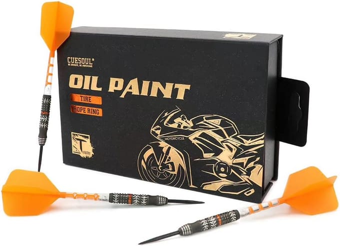 90% Tungsten Darts Set met Stalen Tip en Olieverf Afgewerkt