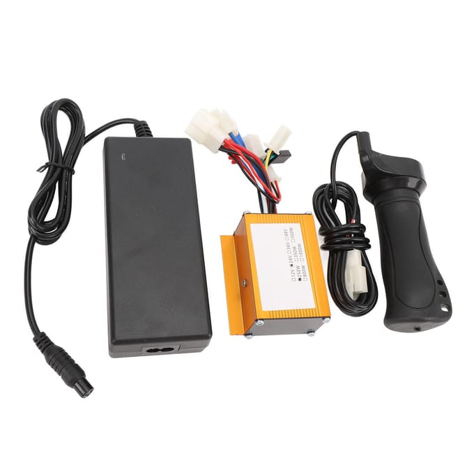 Elektrische Fiets Controller Kit Professioneel 24V 250W Kleur Goud Geborstelde Controller 10A Lader black