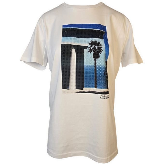 Parosh T-shirt en Polo Bianco
