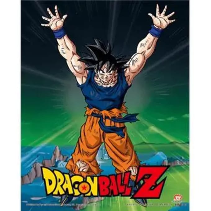 3D lenticulaire frame Pyramid Dragon Ball Z Power Levels Increased