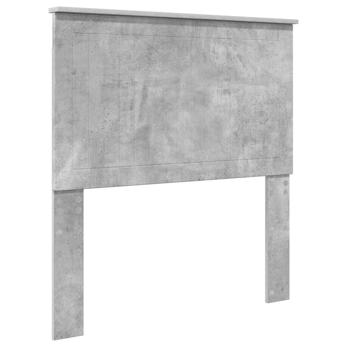 vidaXL Hoofdbord Beton Grijs Bewerkt hout
