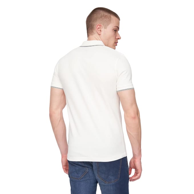 Henleys Heren Moorehen Poloshirt (Wit)