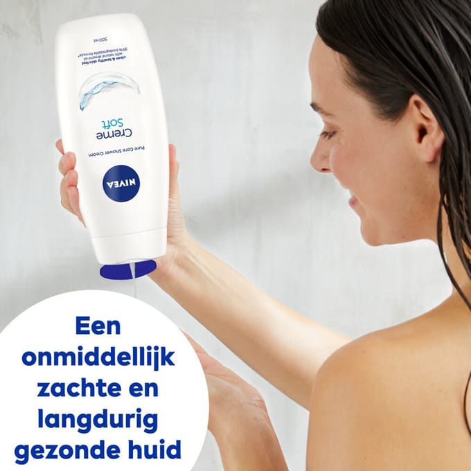 NIVEA Douchecrème Soft - 3 x 500 ml - Voordeelverpakking