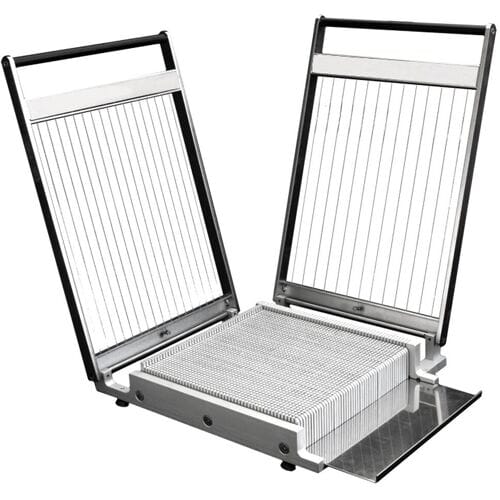 GGM Gastro Pralinenschneider - Drahtabstand: 22,5, 30 & 37,5mm - doppelt - inkl. 3 Rahmen Zilver