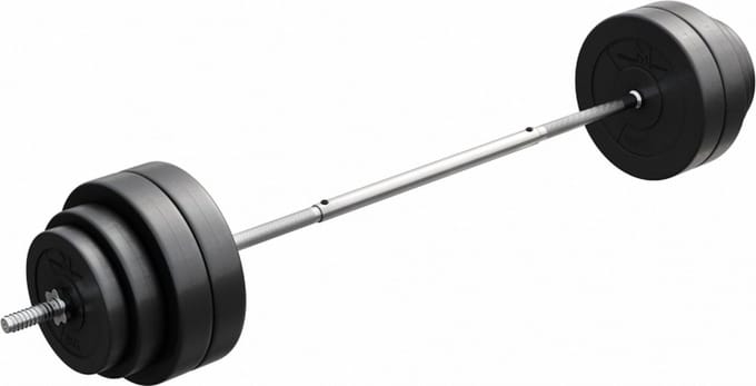Halterset 60 kg Kunststof - 25 mm