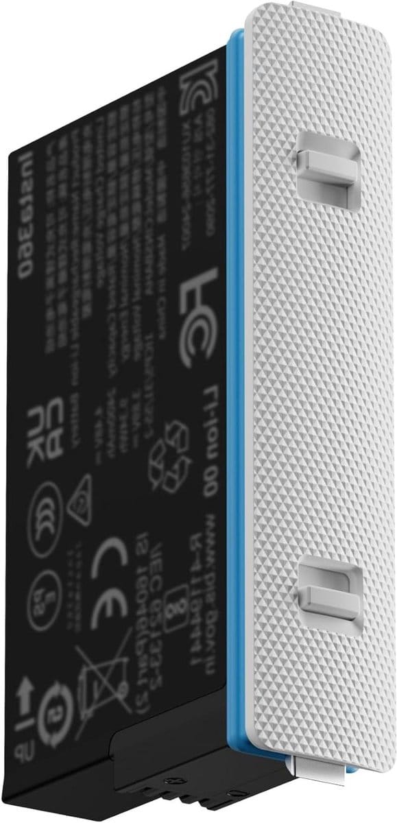 Camera Batterij - Reserve Accu - Langere Opnames - Koudbestendig tot -20°C - 2400mAh - Wit