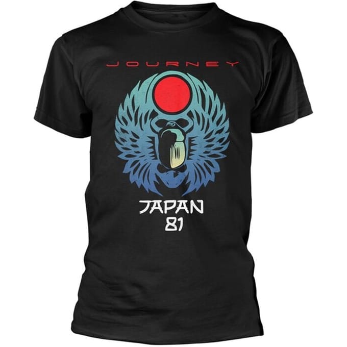 Journey T-shirt - Japan 81 - M - voor Mannen - zwart