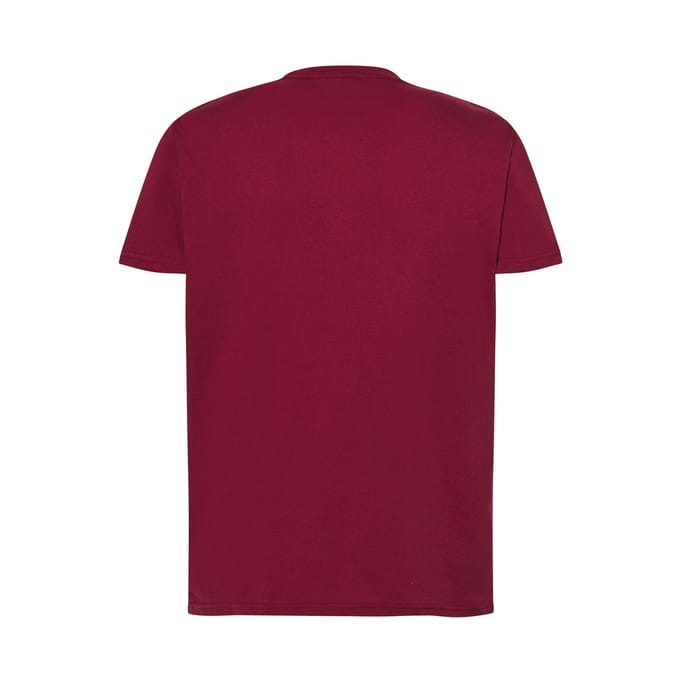 JHK Heren Normaal T-Shirt (Bourgondië)
