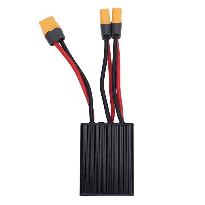 Convertisseur de décharge double batterie Vélo électrique Interrupteur Équilibrage 24 72V 30A black