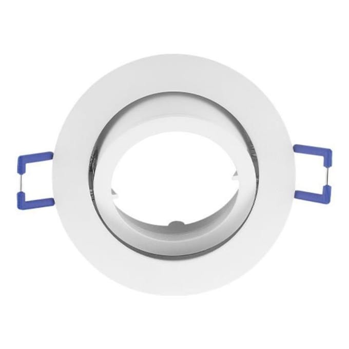 Braytron - LED inbouwspot wit - Zaagmaat 70mm - Buitenmaat 82mm - Wit - Aluminium