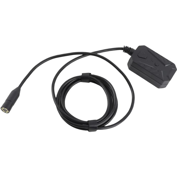Caméra Endoscope Industrielle Autofocus Étanche à la Pluie Endoscope à Câble Flexible 5MP avec 6 Lumières LED black