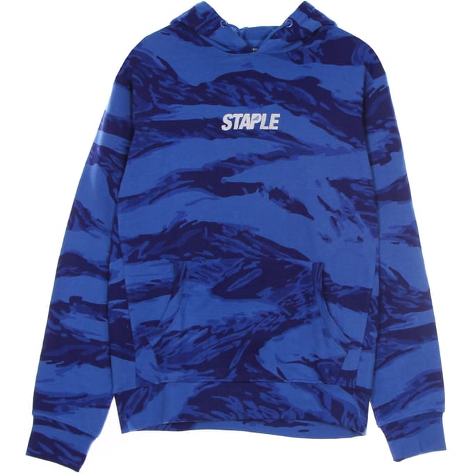 Lichtgewicht sweatshirt met capuchon, popover-hoodie voor heren, blauw