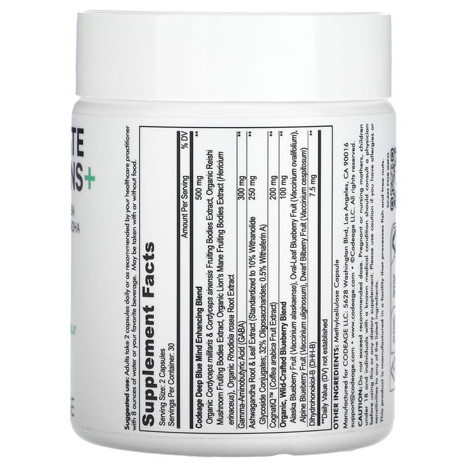Vitaminen, Meditatie, Ashwagandha, GABA, Neurofactor, 60 Capsules
