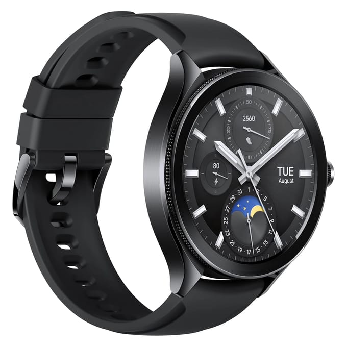 Xiaomi Watch 2 Pro - Bluetooth Black Case with Black Fluororubber Strap