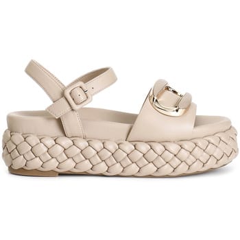 Sandalen met sleehak Café Noir C1HH9112