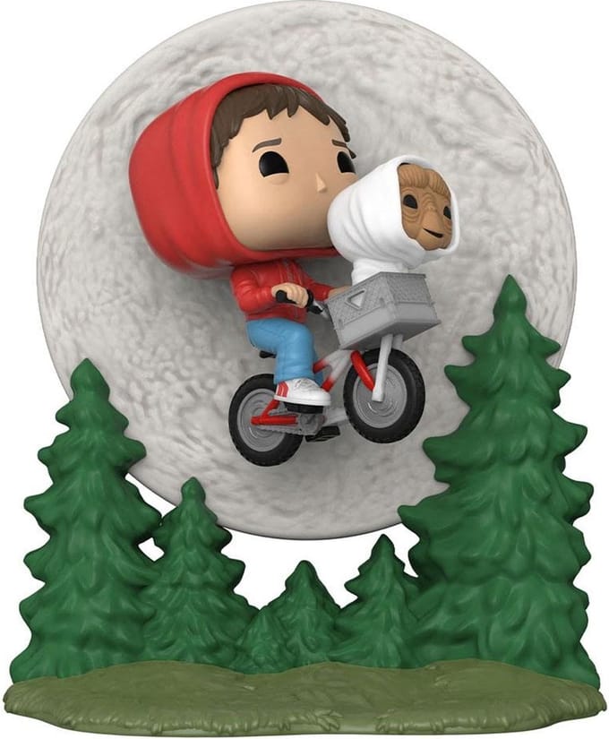 Funko E.T. Verzamelfiguur POP! Moment Elliott And E.T. Flying Glow In The Dark 9 cm Multicolours