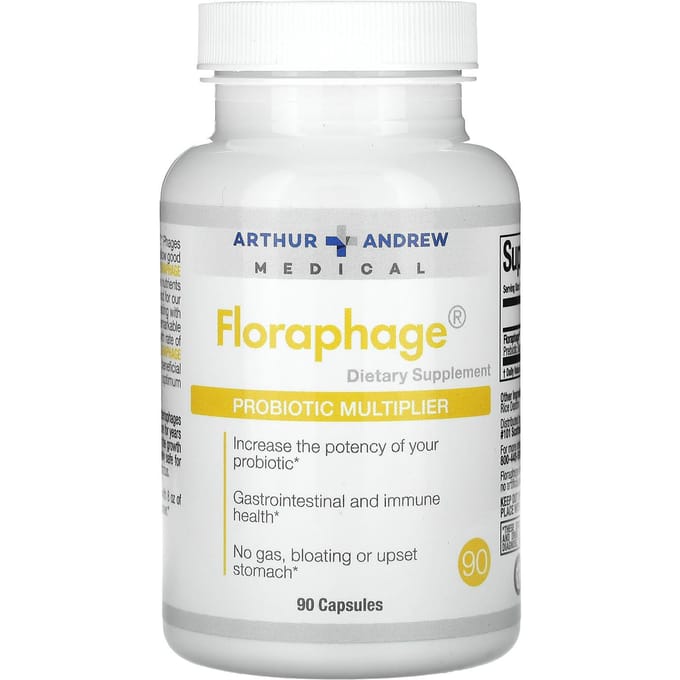 Floraphage, Probiotische Vermenigvuldiger, 1.000.000 Pfu, 90 Capsules