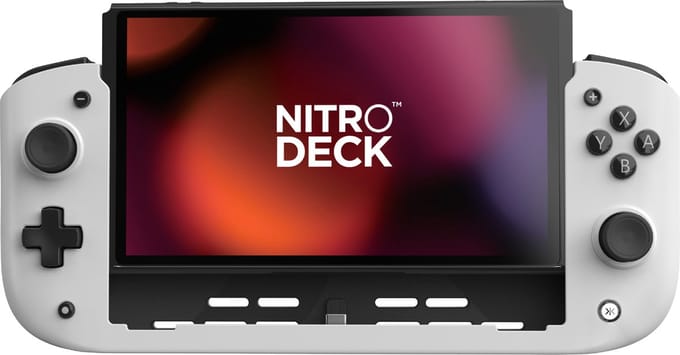 Nitro Deck - Nintendo Switch Controller - Wit