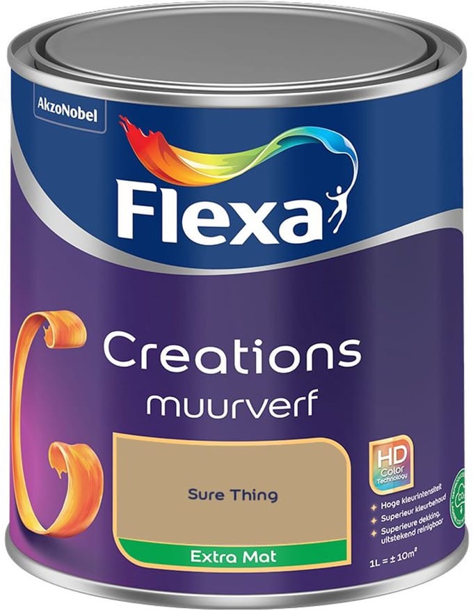 Flexa - Creations Muurverf Extra Mat - Sure Thing - Mengverf - 1 L