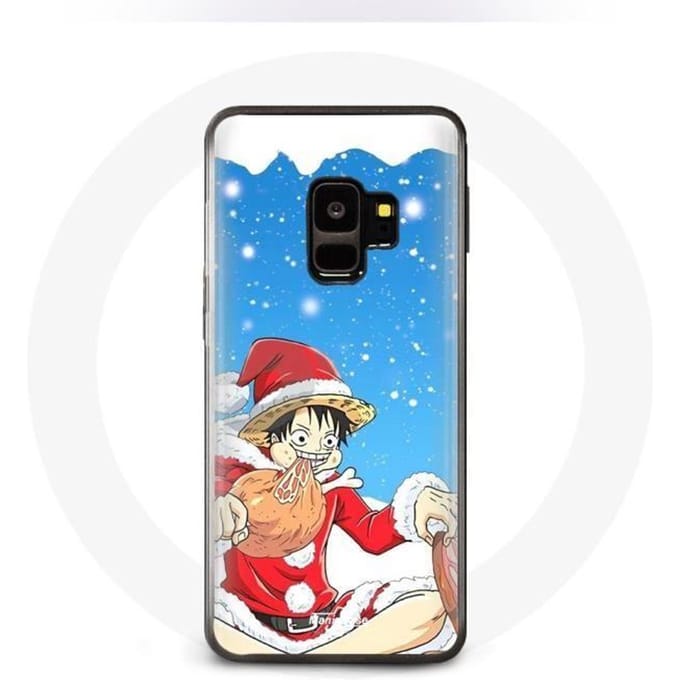 Coque pour Samsung Galaxy S9 Anime One Piece Luffy Le jour de Noël 2023
