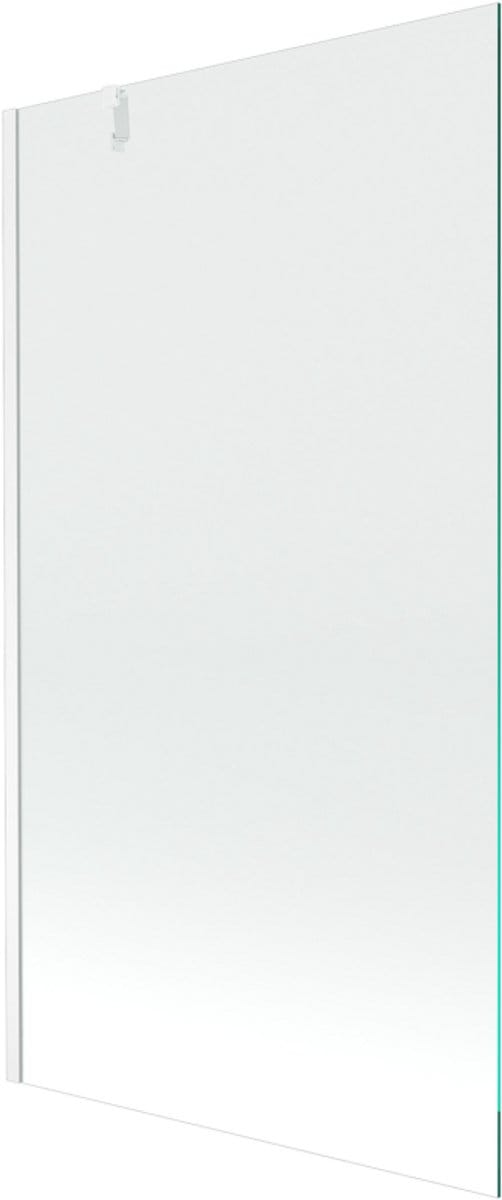 Mexen Next badwand partition 1-delig 90 x 150 , transparant, wit - 895-090-000-00-00-20