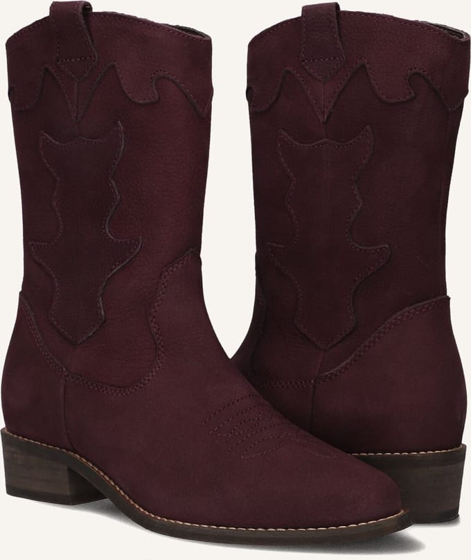 Wysh Nolia Laarzen - Nubuck - Meisjes - Paars - Maat 39