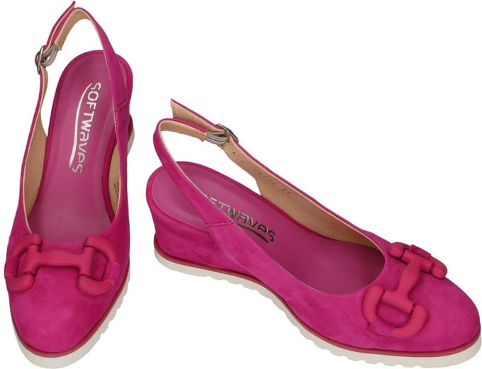 Softwaves -Dames - fuchsia - pumps & hakschoenen - maat 36