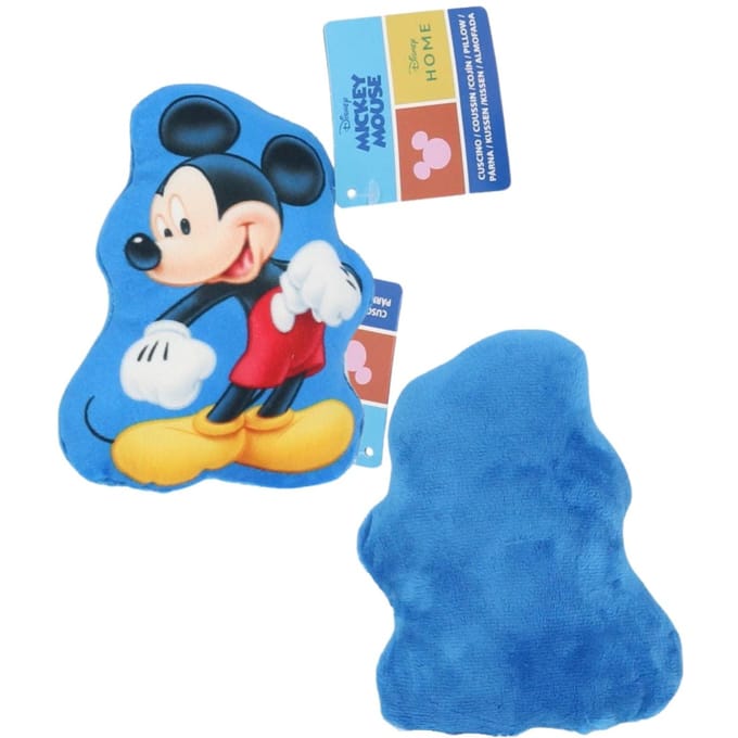Mickey Mouse gevormd mini kussen - 15 cm