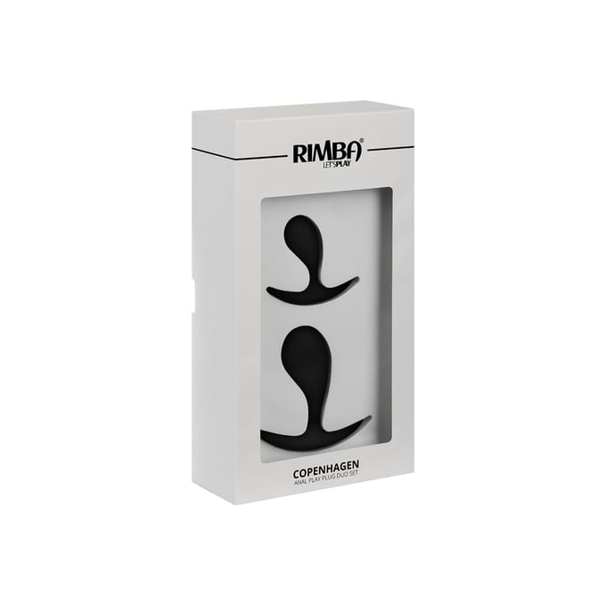 Rimba - Copenhagen - Anaal plugs - Set Van 2 buttplugs - Zwart