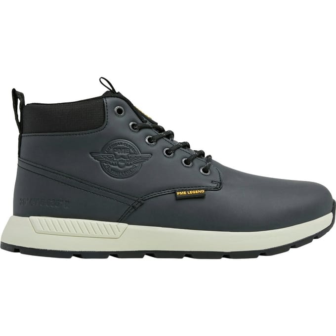 PME Legend - Heren Sneakers Ribber Mid - Zwart - Maat 44
