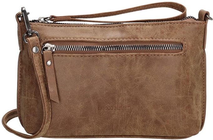 Enrico Benetti Schoudertasje/Clutch Zoë Camel