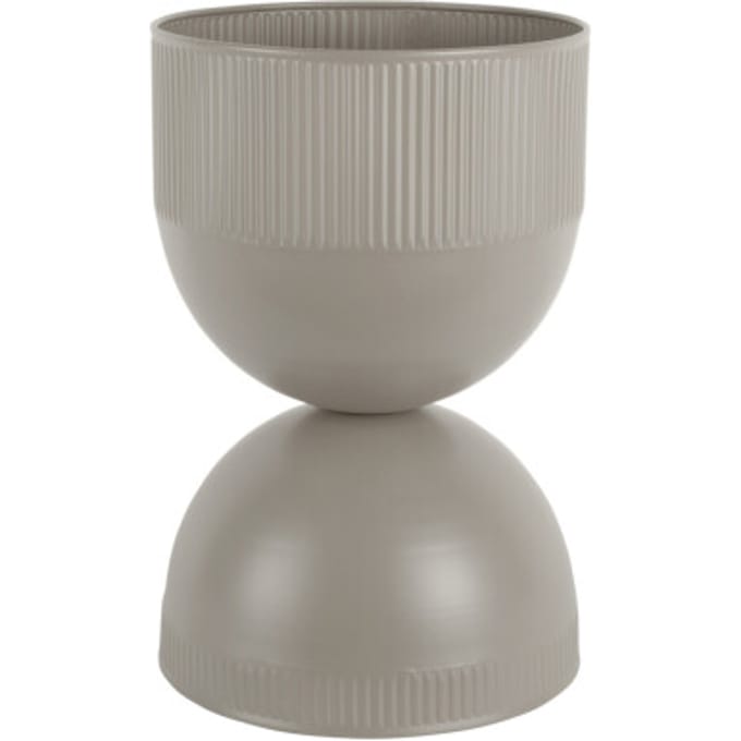 Present Time - Bloempot Tonar Medium - Warmgrijs