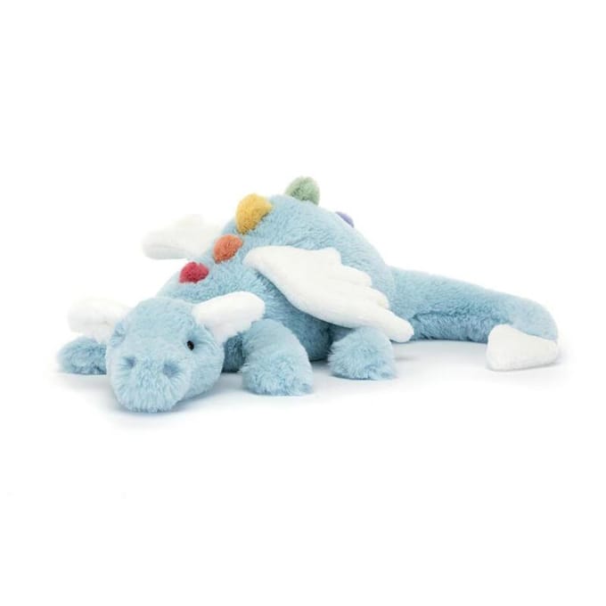 Internet celebrity sky dragon pop grappig jely pluche speelgoed regenboog sneeuw draak pop groot kussen cadeau 70cm