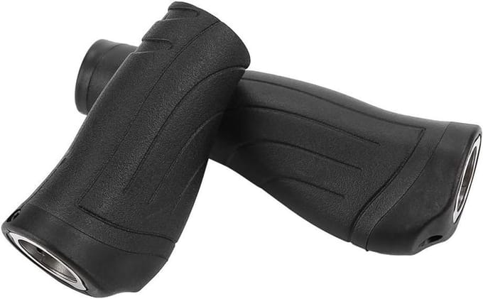 Fiets Handvatten - Stuur Handvatten - Comfortabel Fietsen - Antislip Patroon - Set van 2 - Zwart